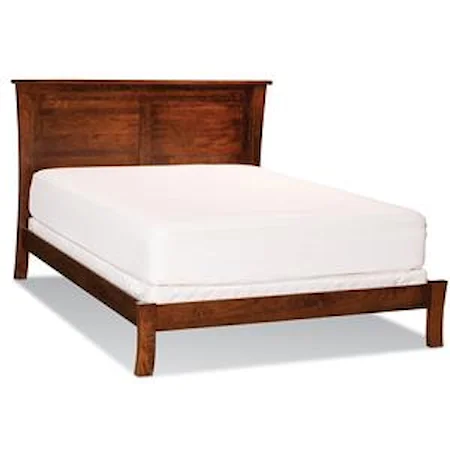 Queen Low Profile Wood Bed